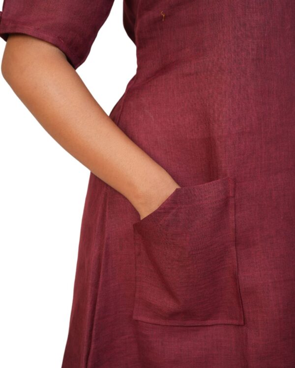 Semi Linen Dress - Image 3